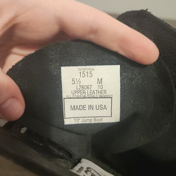 10" Corcoran Jump Boots Military Leather Combat Boots - Picture 4 of 7